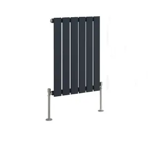 Right Radiators 600x408 mm Horizontal Single Flat Panel Designer Radiator Central Heating Rads Anthracite