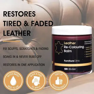 Furniture Clinic Leather Recolouring Balm, Cream, 250ml