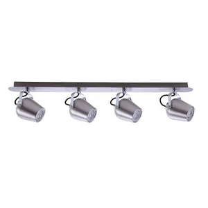 Luminosa Modern Spotlights Satin Nickel 4 Light  LED, GU10