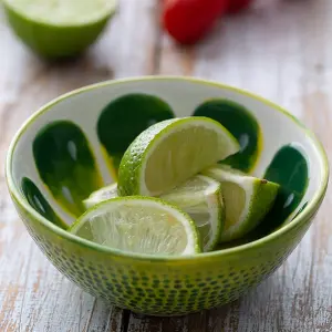 Set of 2 Lime Shape Bowl 9.5cm