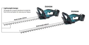 Makita DUH506Z 18V Li-ion LXT BL Brushless Motor 50cm Hedge Trimmer 500mm - Bare