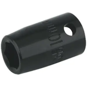 Durable 10mm Forged Impact Socket - 3/8 Inch Square Drive for Air Wrenches