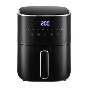 4.7L Air Fryer with Touch Screen Black