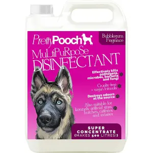 Pretty Pooch Multipurpose Disinfectant - Cleaner, Sanitiser, Deodoriser - Concentrated Formula - Bubblegum