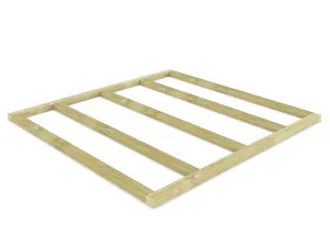 Wooden shed bases 7x7 (W-212cm x D-206cm), made of 38mm x 63mm