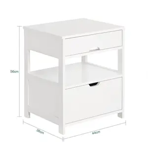 Eilish 1 Drawer Bedside Table