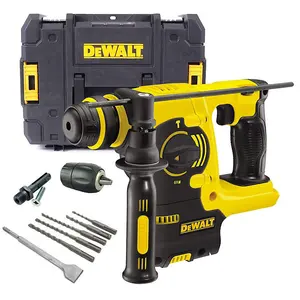 Dewalt DCH253N 18v 3kg SDS+ Rotary Hammer Drill Bare + Tstak Case + Chuck +Bits