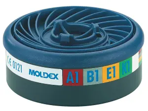 Moldex - EasyLock ABEK1 Gas Filter Cartridge (Wrap of 2)