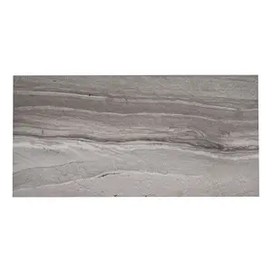 Johnson Tiles Sabana Pebble Matt Stone effect Textured Ceramic Indoor Wall Tile, Pack of 6, (L)600mm (W)300mm