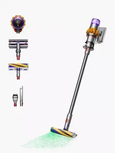 Dyson V15 Detect Absolute Cordless Vacuum Cleaner, Yellow/Nickel