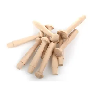 Oakcrafts - Birch Shaker Peg 3.5" - Pack of 10