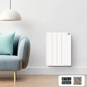 MYLEK Panel Heater Radiator Wifi Smart App Electric 600W With Thermostat