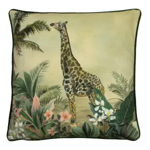 Evans Lichfield Manyara Leopard Rectangular Feather Rich Cushion