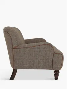 Tetrad Lewis Petite 2 Seater Sofa, Harris Tweed Bracken Herringbone