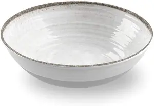 Purely Home Artisan Pearl Melamine Salad Bowl