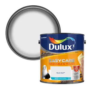 Dulux Easycare Washable & Tough Rock salt Matt Wall & ceiling Emulsion paint, 2.5L