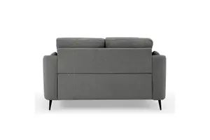 Jack 2 Seater Sofa With Metal Legs, Dark Grey Boucle Fabric