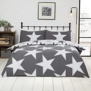 All Stars Grey Duvet Cover Set