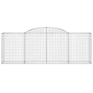 Berkfield Arched Gabion Baskets 20 pcs 300x50x100/120 cm Galvanised Iron