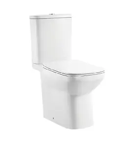 Banyetti Imperia Open Back Close Coupled Toilet with Soft Close Seat