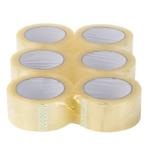 6 Rolls Transparent Packaging Tapes