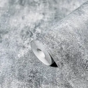 Galerie Industrial Effects Grey/White Glass Stone Marble Wallpaper Roll