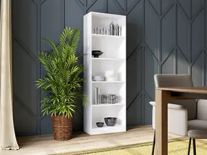 R60 Tall Bookcase White - Excellent Choice