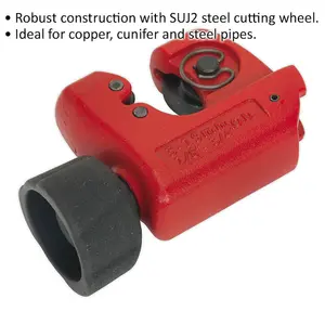 Premium Brake Pipe Cutter with Steel Cutting Wheel for Precision Cutting of Copper and Steel Pipes