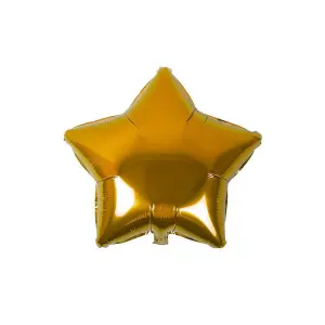 Realmax Star Foil Balloon (Pack of 10) Gold (One Size)