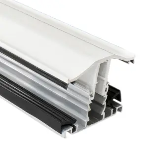 Solstice Snap Down Glazing Bar 10-25mm 3m White