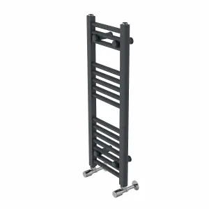 Rinse Straight Bathroom Heated Towel Rail Ladder Radiator Anthracite 800x300mm