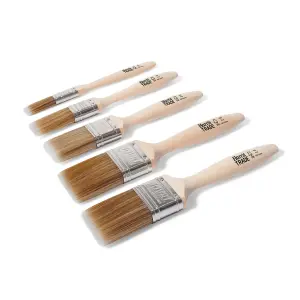 Harris Trade Emulsion & Gloss Fine tip Paint brush, Pack of 5