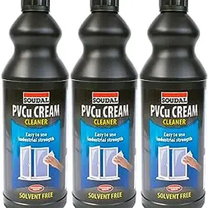 Soudal PVCu Cream Cleaner - 1L (113619) (Pack of 3)