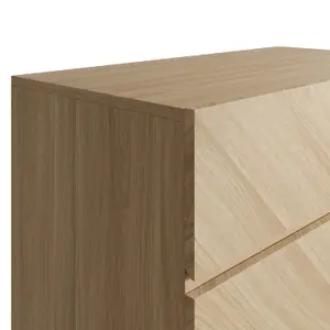 GFW Catania 4 Drawer Chest Euro Oak