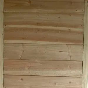 Small Wooden Overlap Log Store