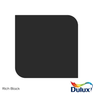 Dulux Standard Rich black Matt Emulsion paint, 30ml