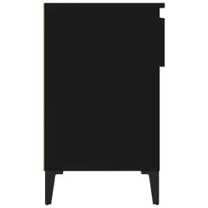 Berkfield Shoe Cabinet Black 102x36x60 cm Engineered Wood