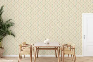 SK Filson Blue Diamond Trellis Wallpaper