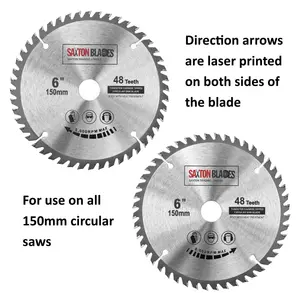 Saxton TCT15048T TCT Circular Blade 150mm x 48T