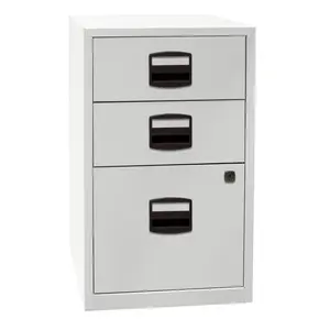 41.3cm Wide 3 -Drawer File Cabinet Grey/Brown/Blue