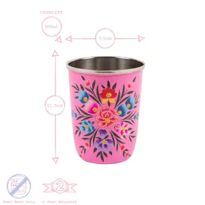 BillyCan - Picnic Tumbler Set - 300ml  - Multicolour Pansy - 6pc