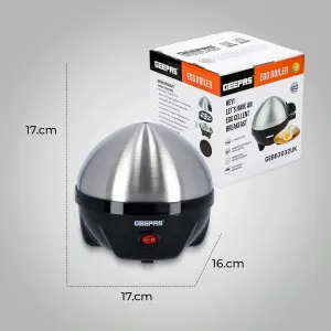 Geepas 3-in-1 Egg Boiler Poacher Boils 7 Eggs, 350W