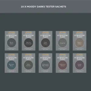 Rust-Oleum Bold & Black Satin Furniture Paint Tester Samples - 10ml