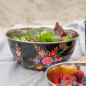 BillyCan - Picnic Bowl Set - Carbon Pansy - 3pc