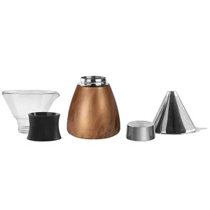 Pour Over Coffee Maker 1000ml Wood