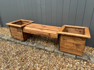 Charles Taylor Knights Single Planter Bench