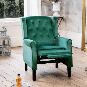 Annapoli Recliner Armchair - Green