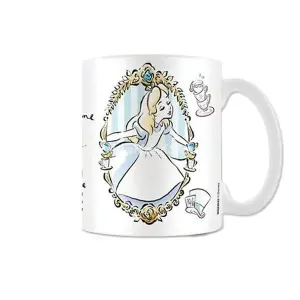 Alice In Wonderland Frame Mug White/Light Blue/Yellow (One Size)