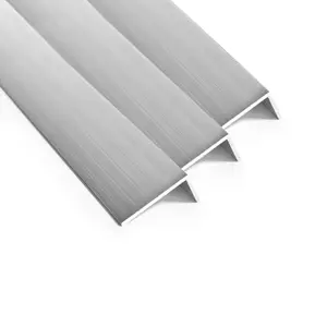 Pack of 3 - nielsen Aluminium L-Shaped Angle Profile, Natural Mill Finish, 2000x50x30mm, Thickness: 2mm, Length: 2m