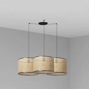 Luminosa Mambo Cluster Pendant Ceiling Light Beige, E27